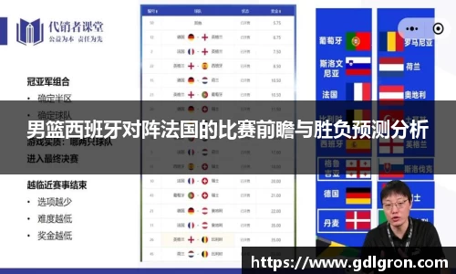 男篮西班牙对阵法国的比赛前瞻与胜负预测分析